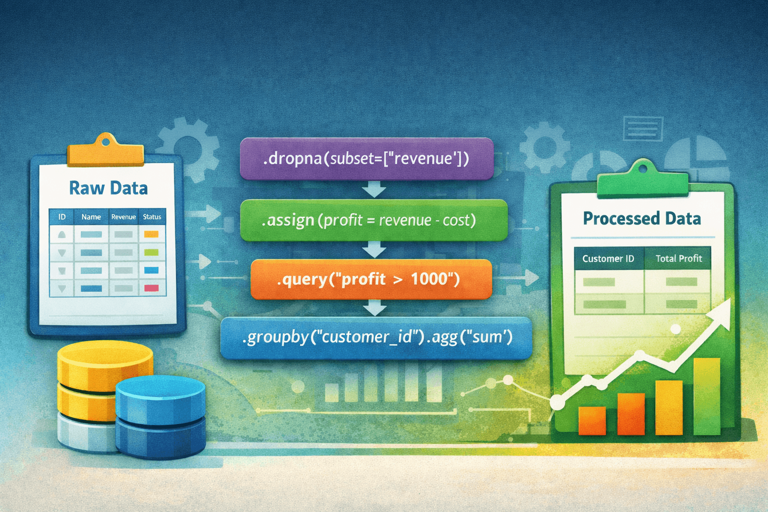 Pandas Method Chaining: Write Data Transformations That Read Like a Story